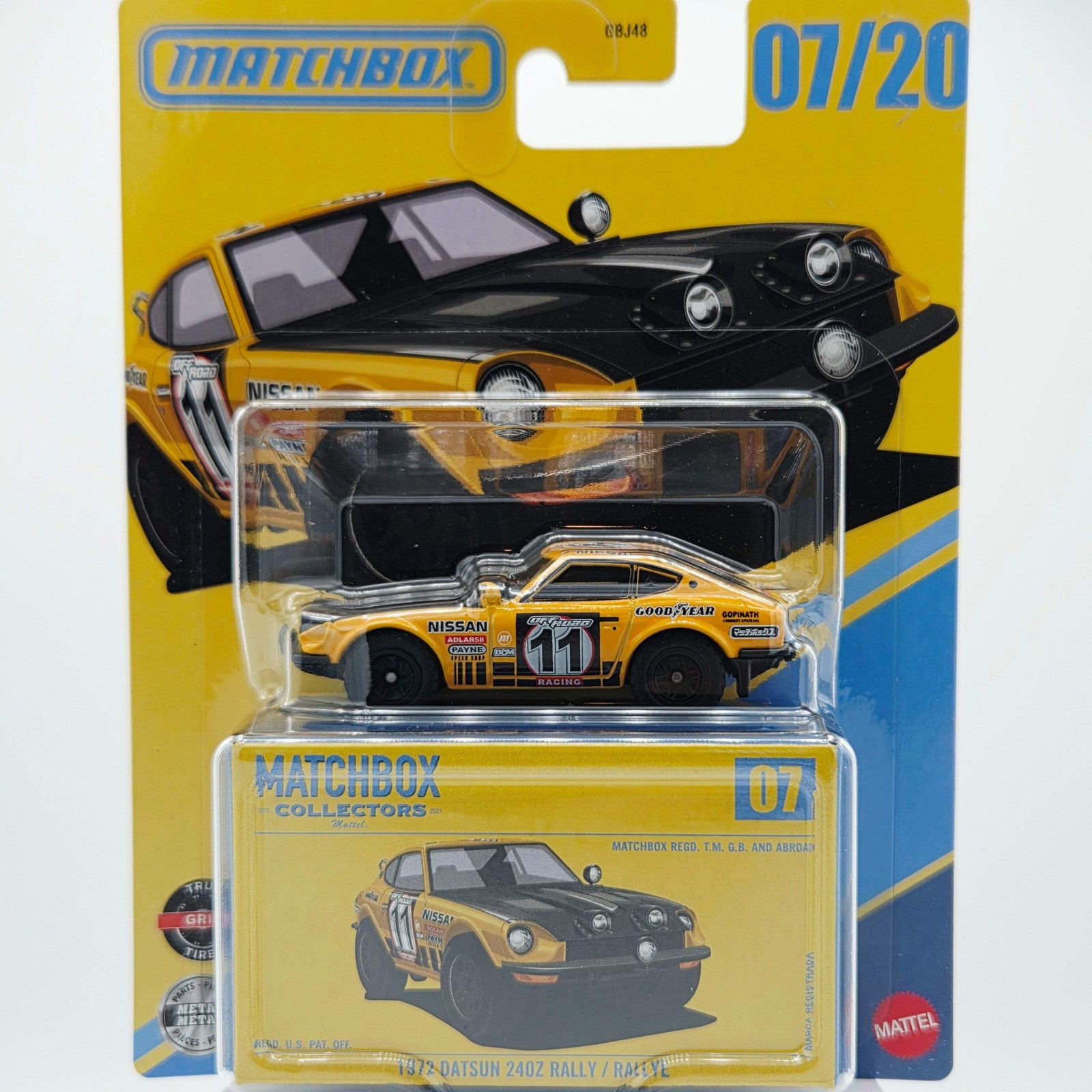 Matchbox ’72 Datsun 240Z Rally (2026 Premium Collectors Series – Mix 4 Case H)