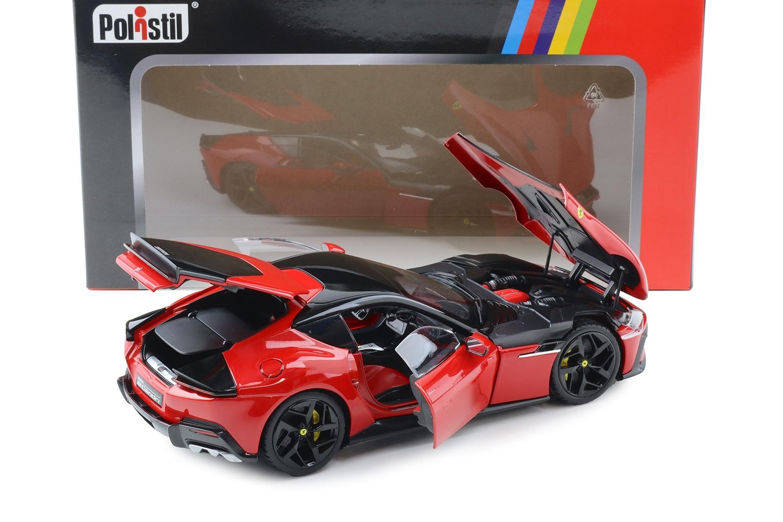 Polistil Ferrari 12Cylindri Coupe 2024 Rosso Corsa Red Diecast 1:18