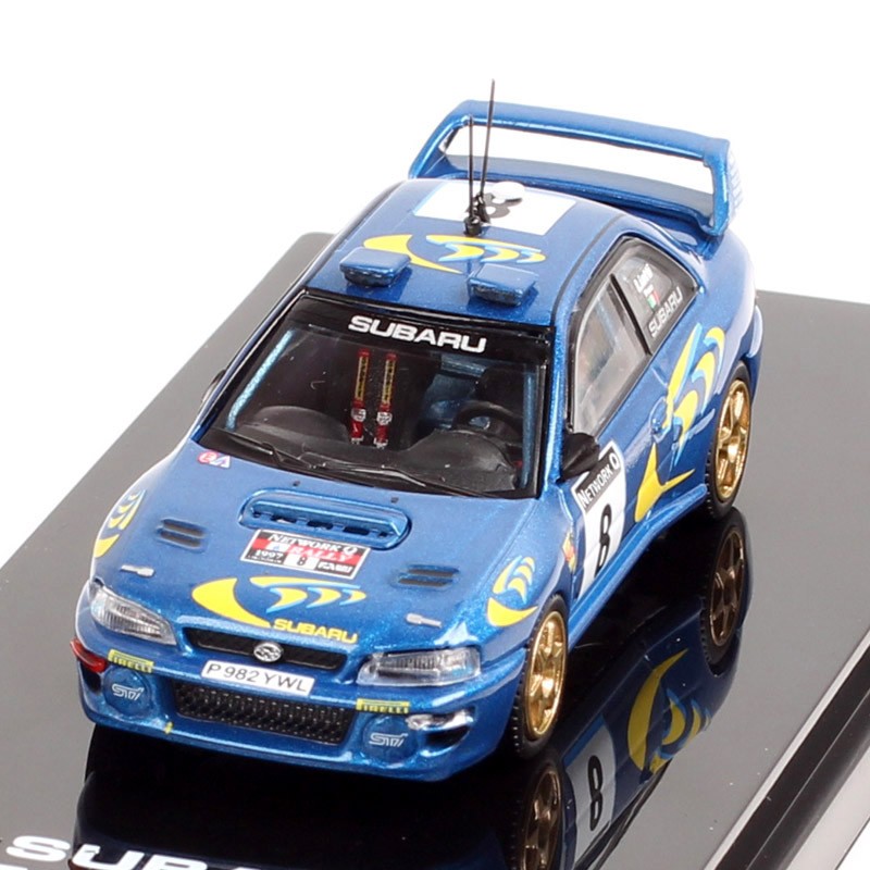 1/64 Scale Subaru Impreza WRC #3 #4 #8 RAC Rally 1997 Model Car Toy Hobby Japan