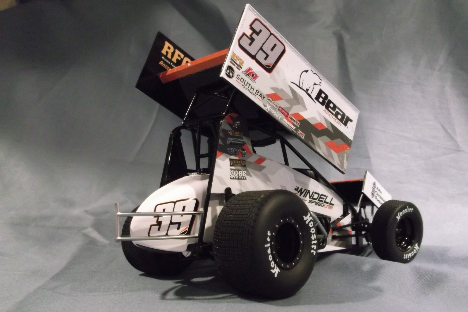 SAMMY SWINDELL #39 SPEEDLAB BEAR ARCHER RACING 1:18 ACME SPRINT CAR GMP A1809512