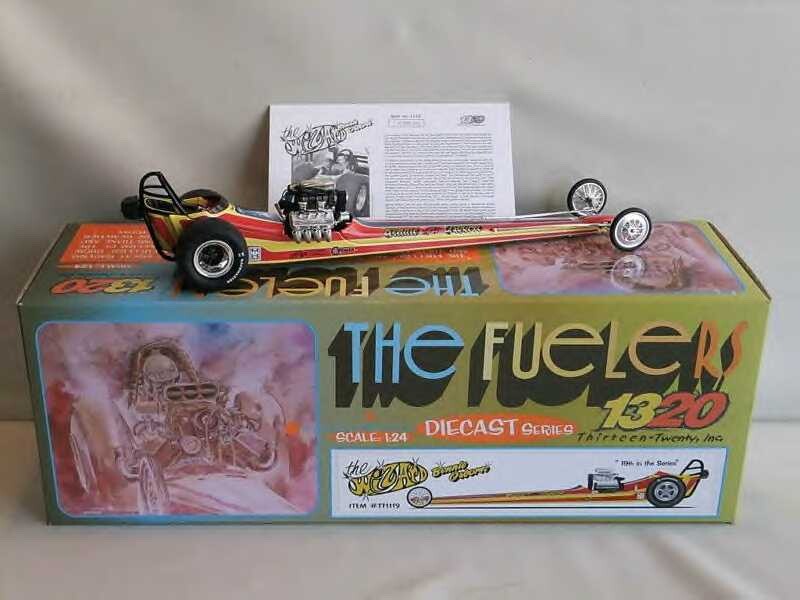 WIZARD BENNIE OSBORN 1320 FUELER 1/24 METAL DRAGSTER NHRA VINTAGE RAIL