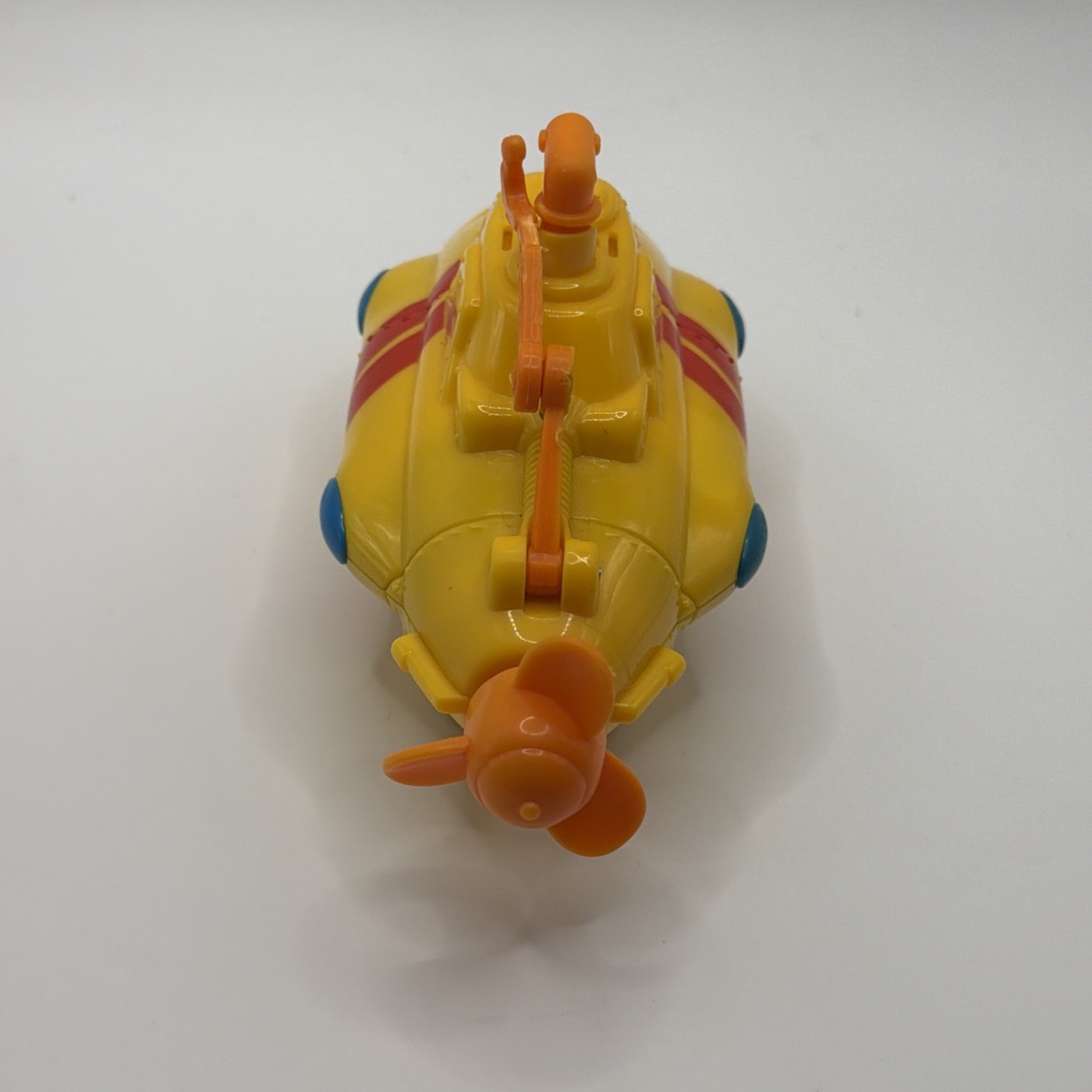 2002 Mattel Matchbox Yellow Submarine with Wind Up Propeller, Works