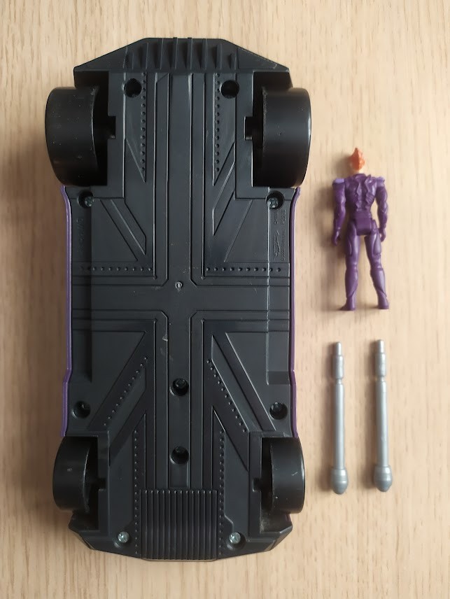 Hot Wheels Battle Force 5 : Stanford & Reverb (2009),figure & vehicle,complete