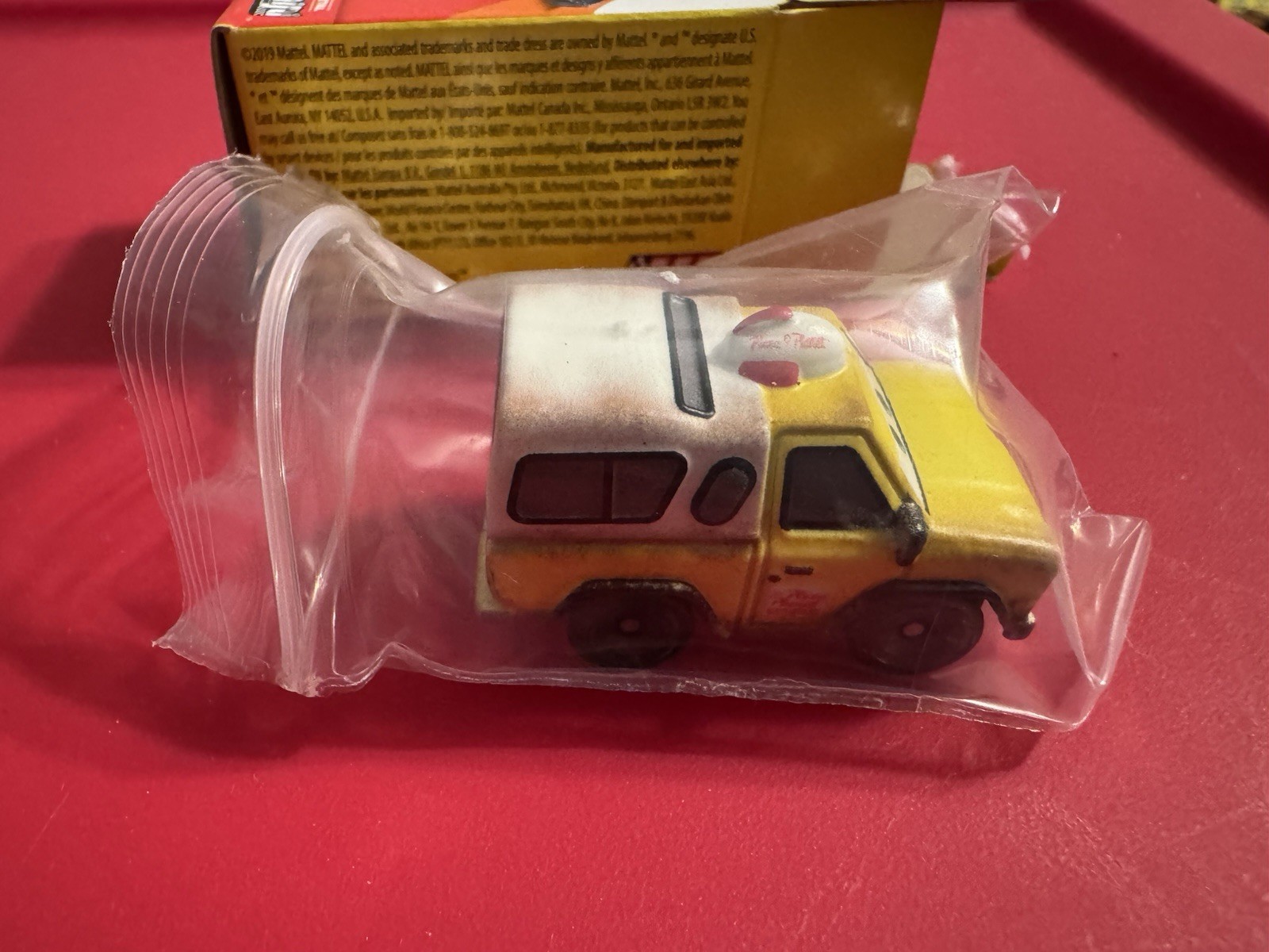 2019 Disney Pixar Cars Mini Racers TODD Pizza Planet Truck Series 3 New #25