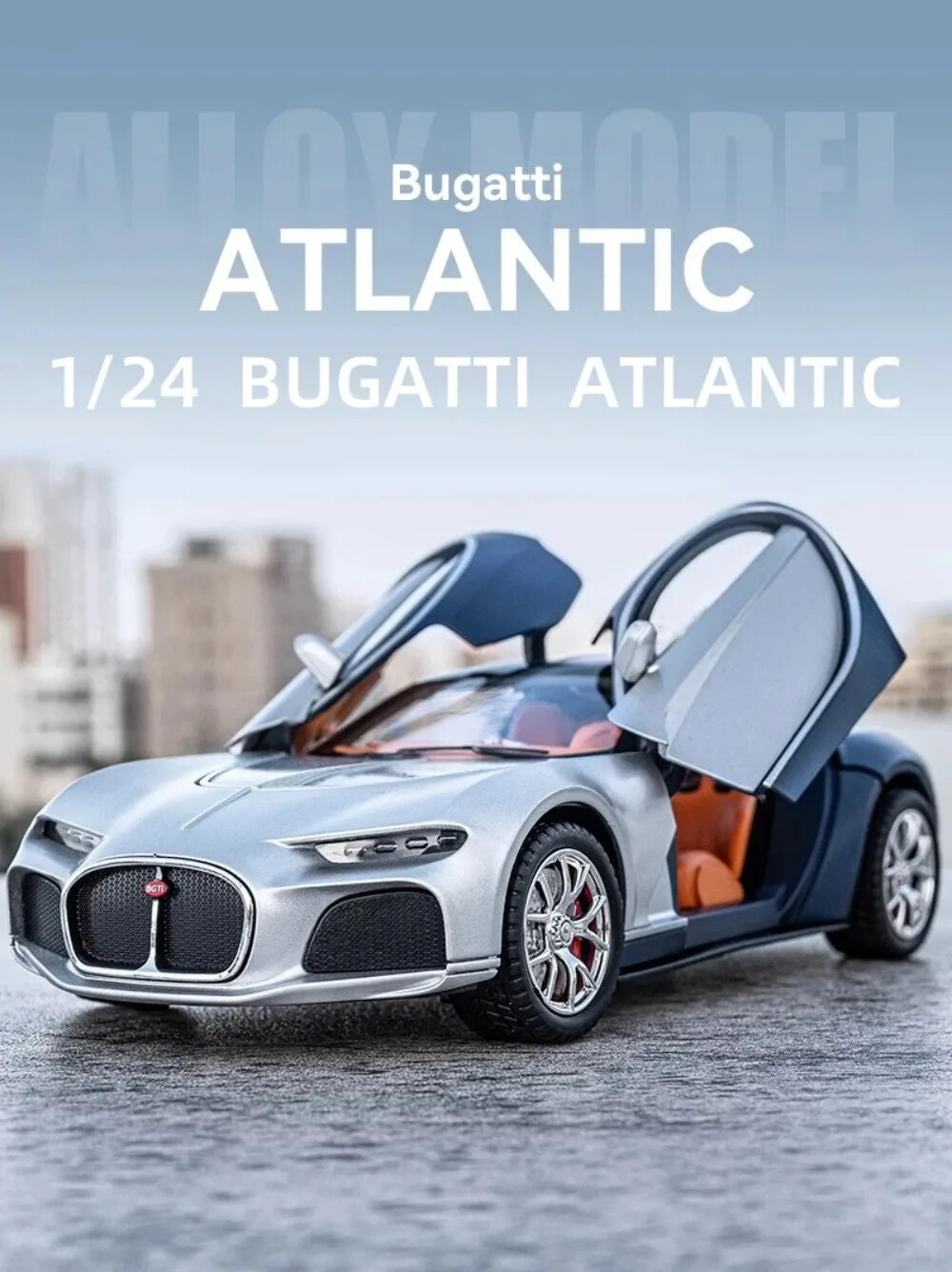 1/24 Toys Car Model Bugatti Atlantic Luxury Sport Car Alloy Diecast Toy Vehicle
