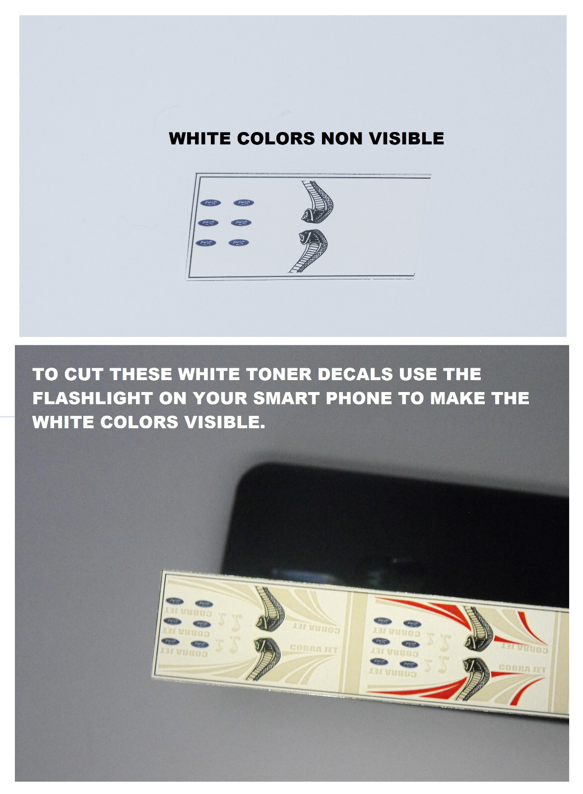 Generic For Hot Wheels Rat Rod Flames White Toner Water Slide Decal Set 1/64