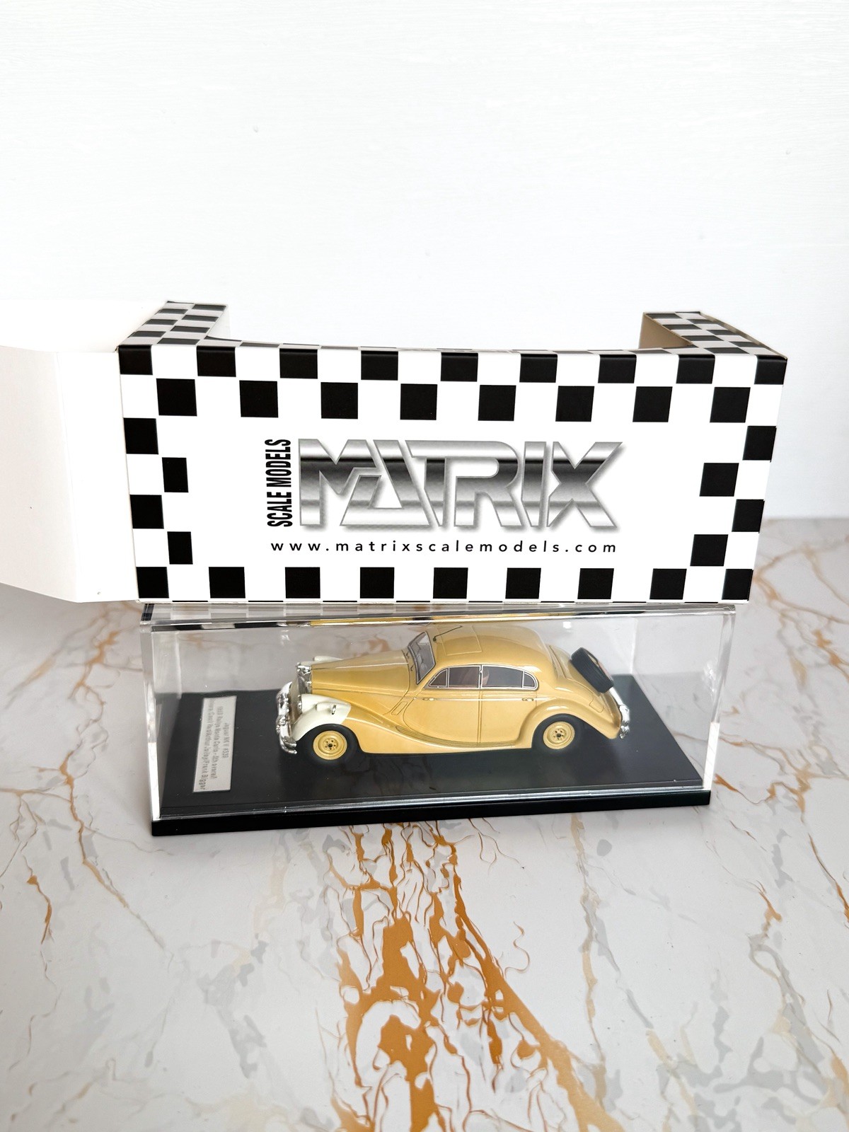 Matrix 1:43 Jaguar MK V #339 1953 Monte Carlo Rally 5th Resin Model MXR41001-043