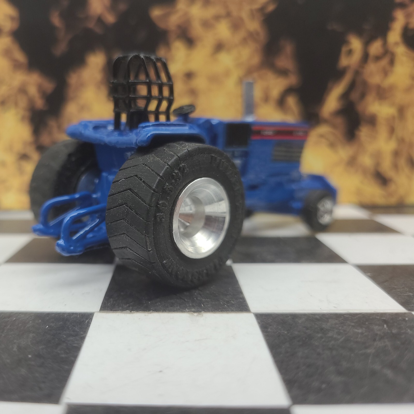 Custom Built FORD 8730 1:64 TRACTOR Pro Stock PULLER HOT ROD PULLING pull ERTL