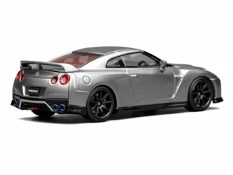 2020 NISSAN GT-R (R35) TRACK ED NISMO RHD DARK METAL GRAY 1/64 MOTORHELIX M63515