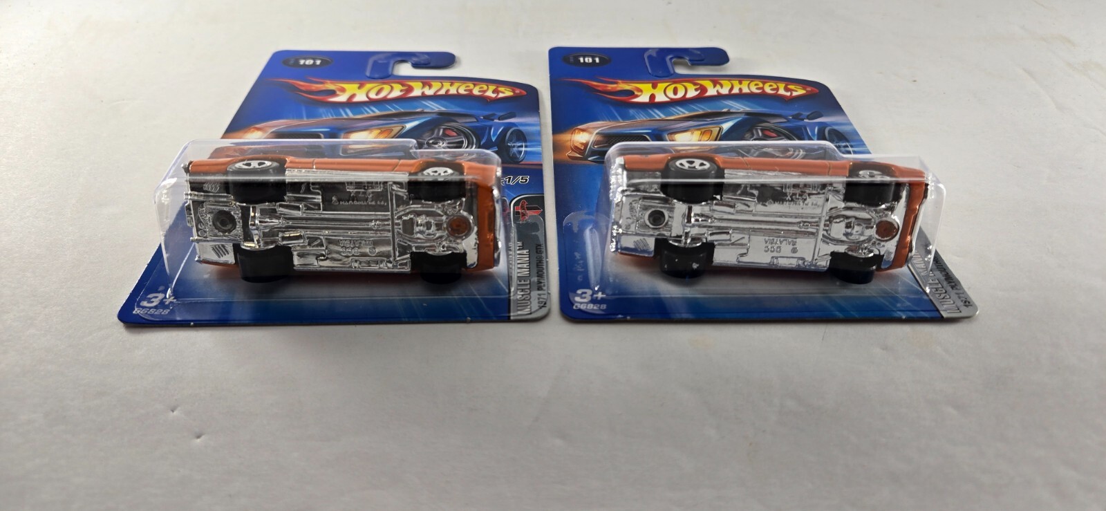 2005 HOT WHEELS MUSCLE MANIA SERIES 71 PLYMOUTH GTX KMART COLOR EXCLUSIVE LOT