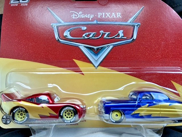 Disney Pixar Cars- 20th Anniversary Lightning and Doc 2 pack 2026