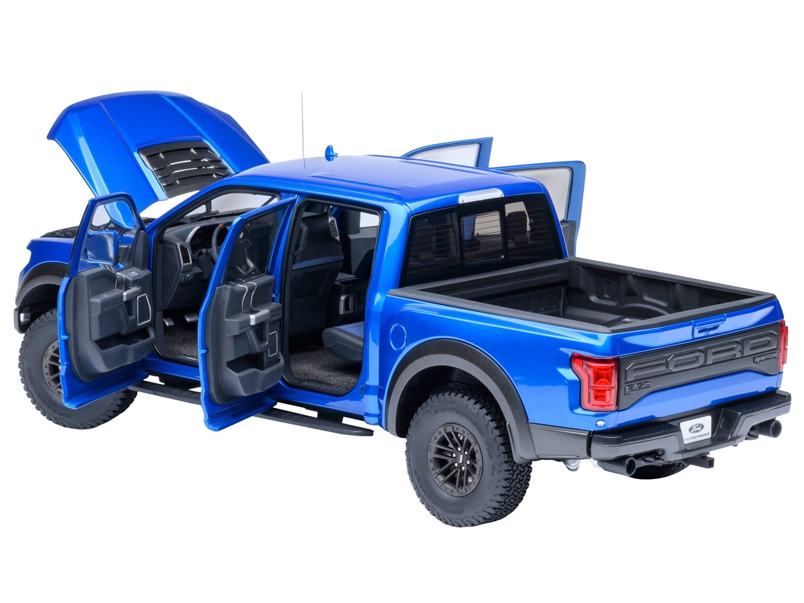 2019 FORD F-150 RAPTOR PICKUP VELOCITY BLUE 1/18 MODEL BY AUTOART 72949