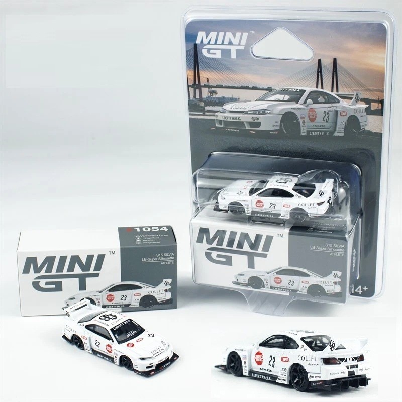 Mini GT 1:64 Nissan LB-Super Silhouette S15 SILVIA ATHLETE White MGT01054-P10