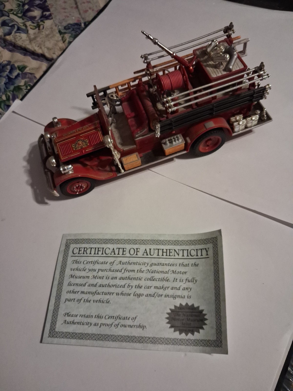 National Motor Museum Fire Truck 1928 REO From Sounds Beach Volunteer Fire Dept