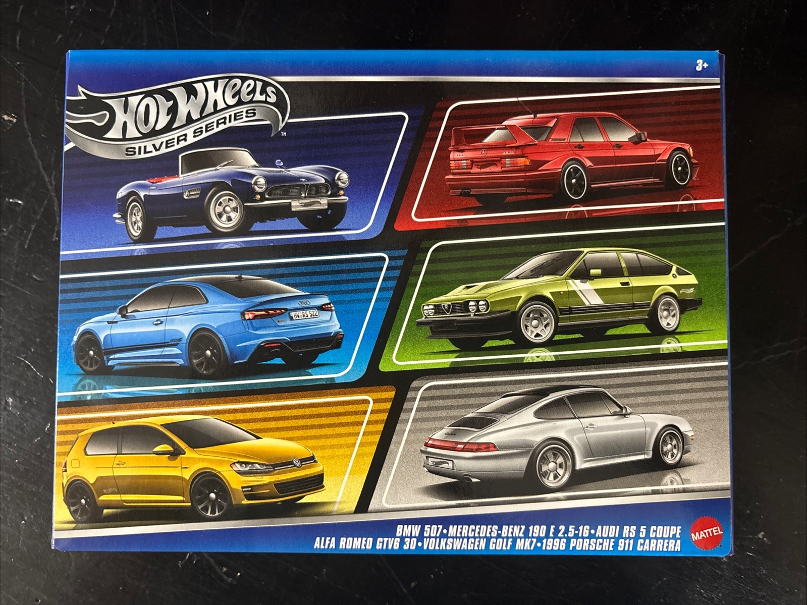 1:64 Scale Die-Cast Toy Cars Set of 6 European Vehicles