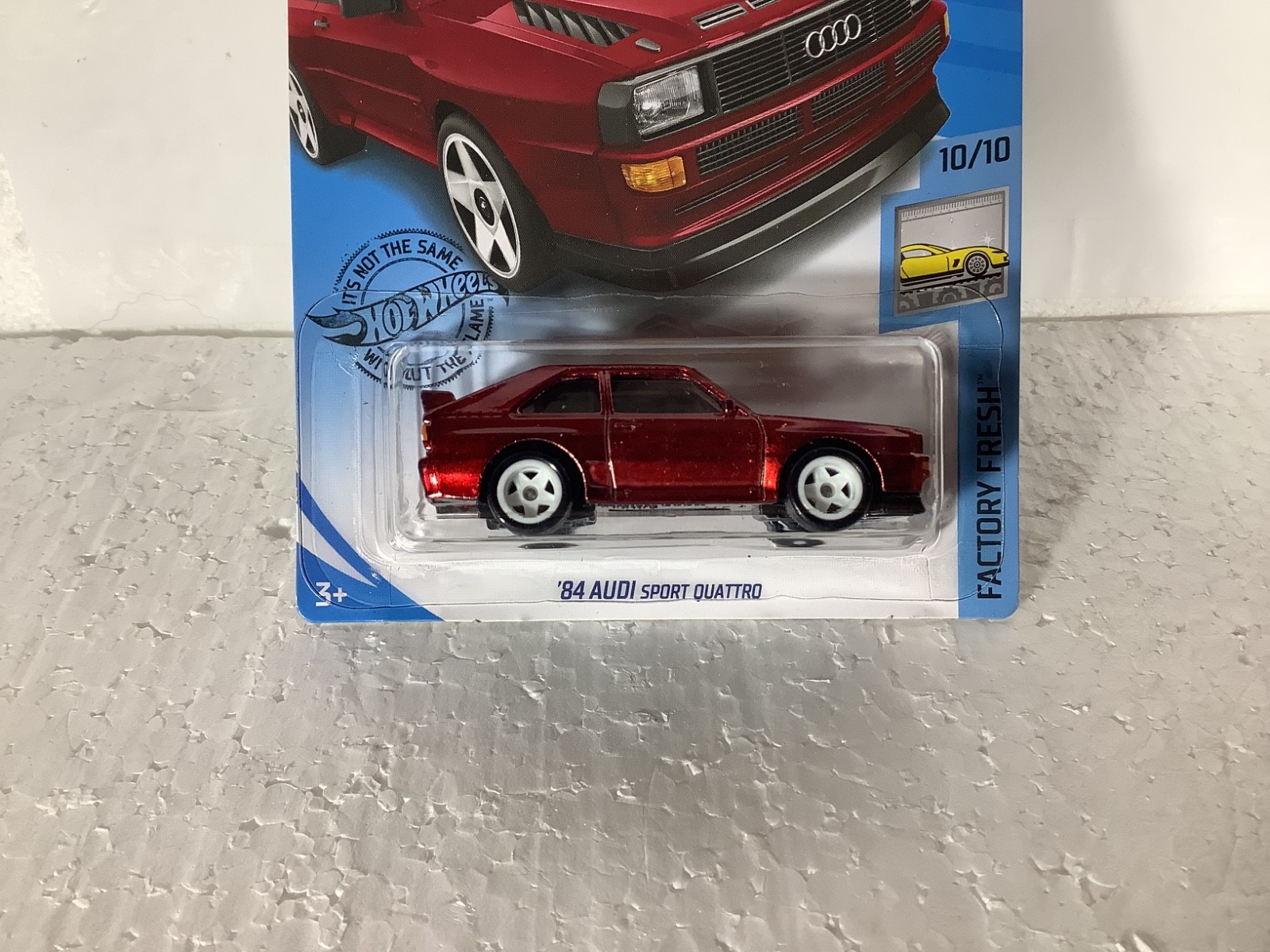 Hot Wheels 2020 Super Treasure Hunt Red ’84 AUDI Sport Quattro STH W/Protector
