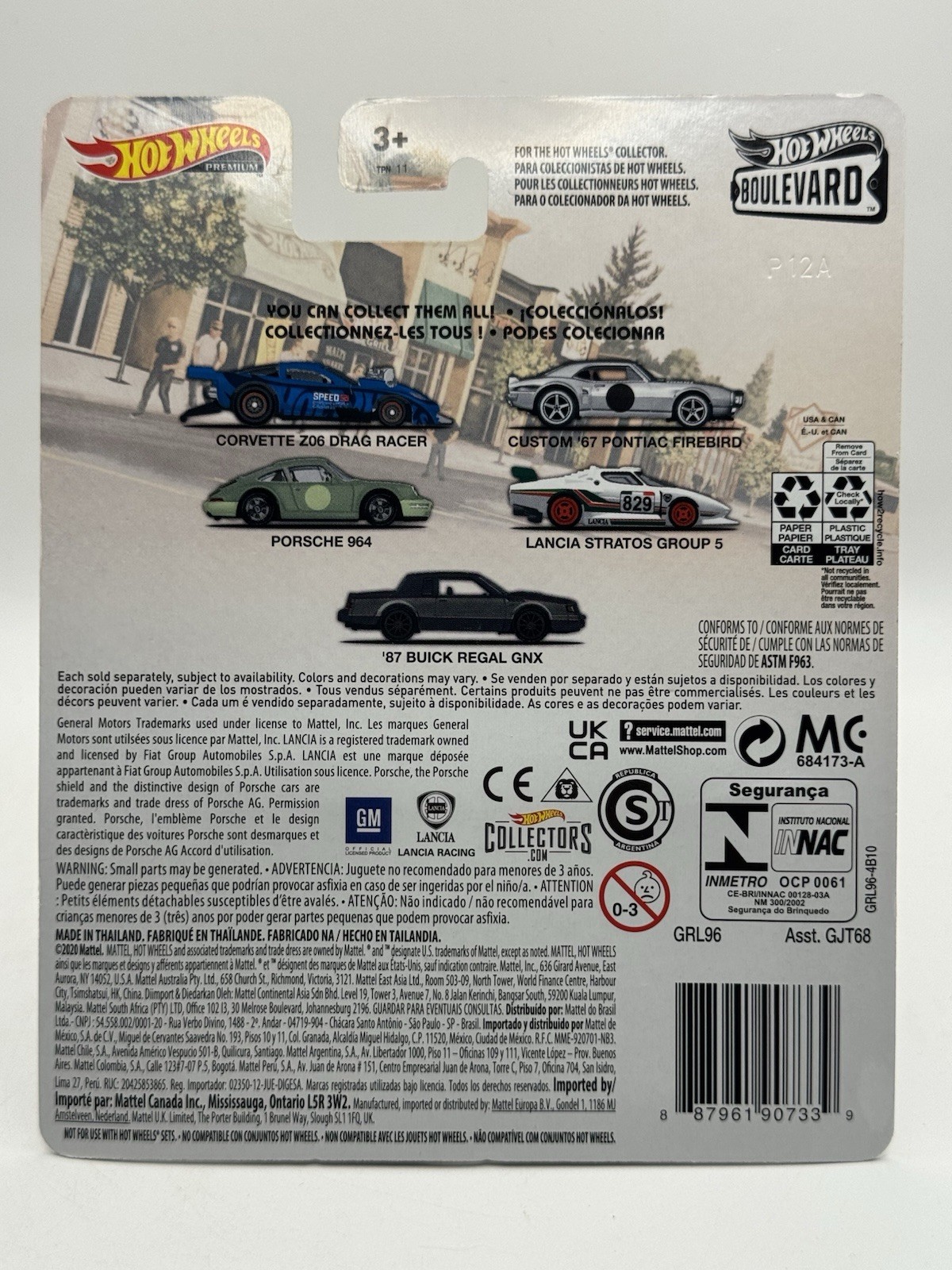 Hot Wheels Premium Boulevard Laughlin Corvette Z06 Drag Racer – 1:64 Diecast Car