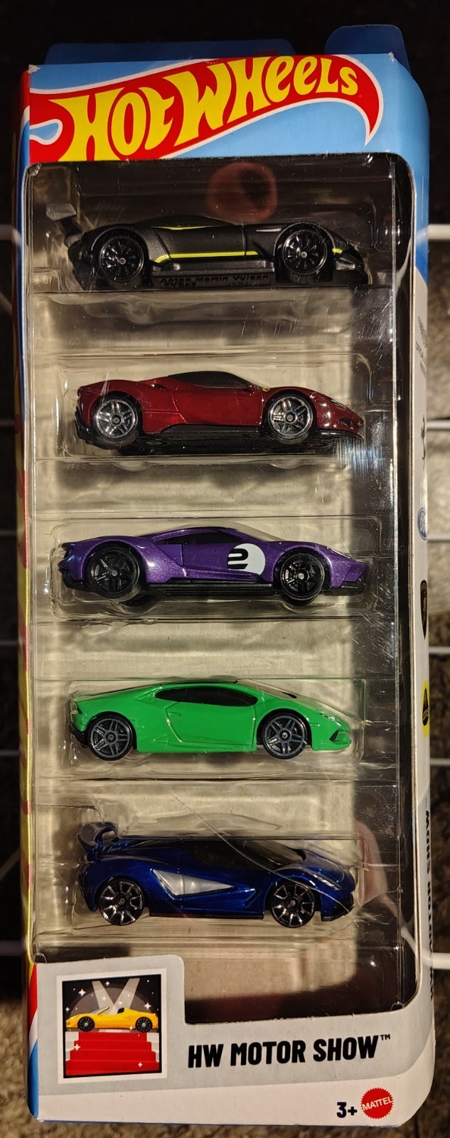 3 Brand New in Box Hot Wheels 5Pack Sets 2026 2 HW Motor Show & a HW Torque sets