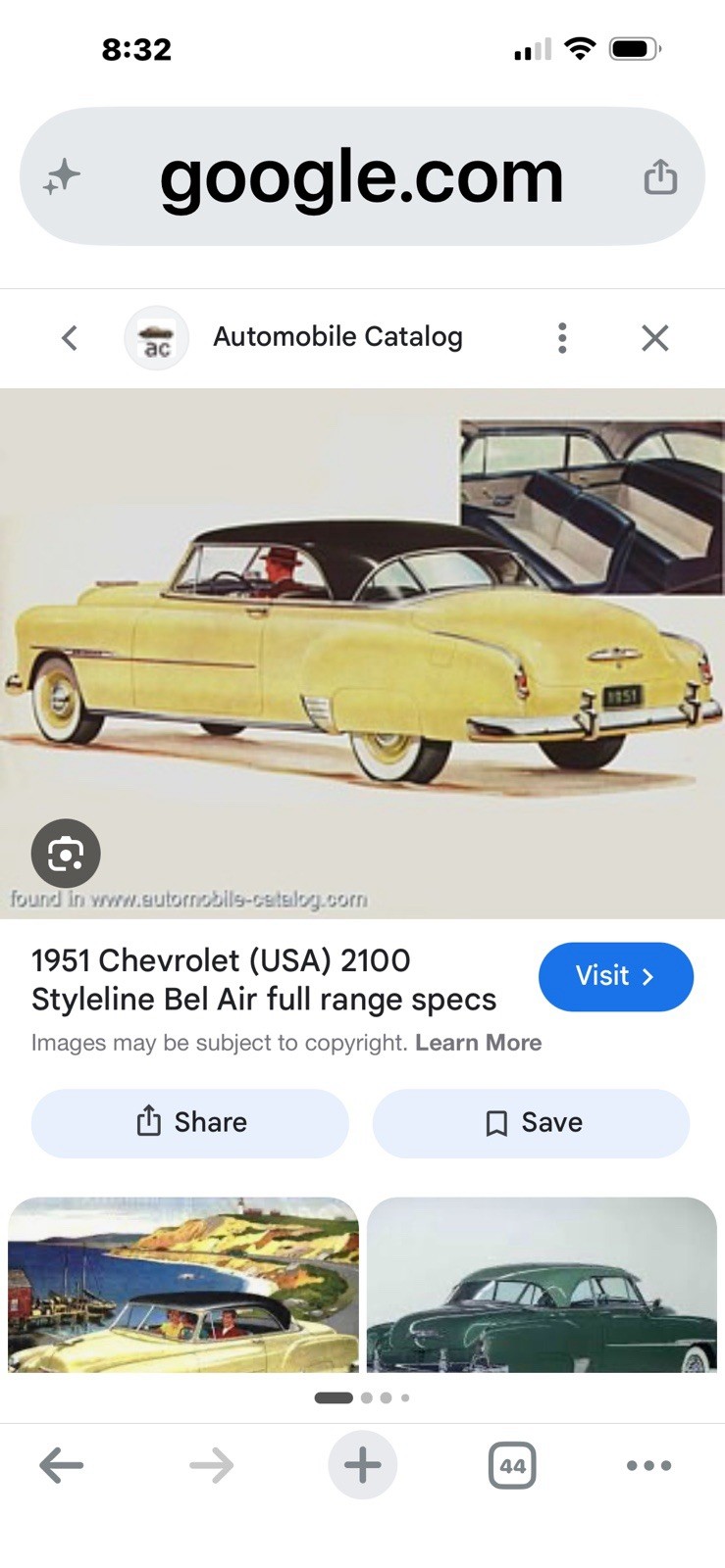 “U.S.A.Models”byMotor City USA(1/43)1951 Chevrolet BelAir 2-Door Hardtop(USA-4)