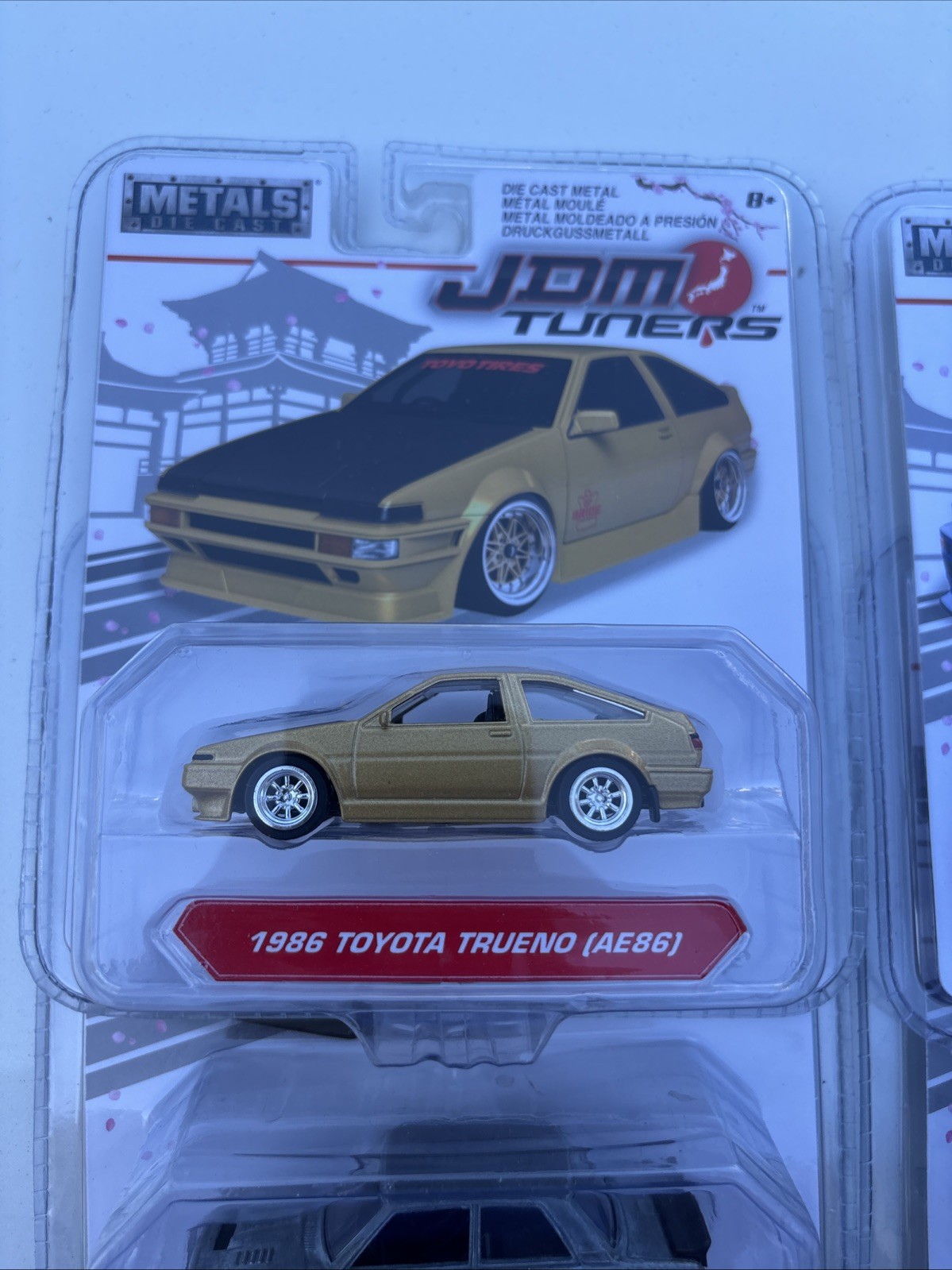 Jada Toys Metal JDM Tuners Nissan X2, Toyota X2, Honda 1 & Datsun 1 New Sealed