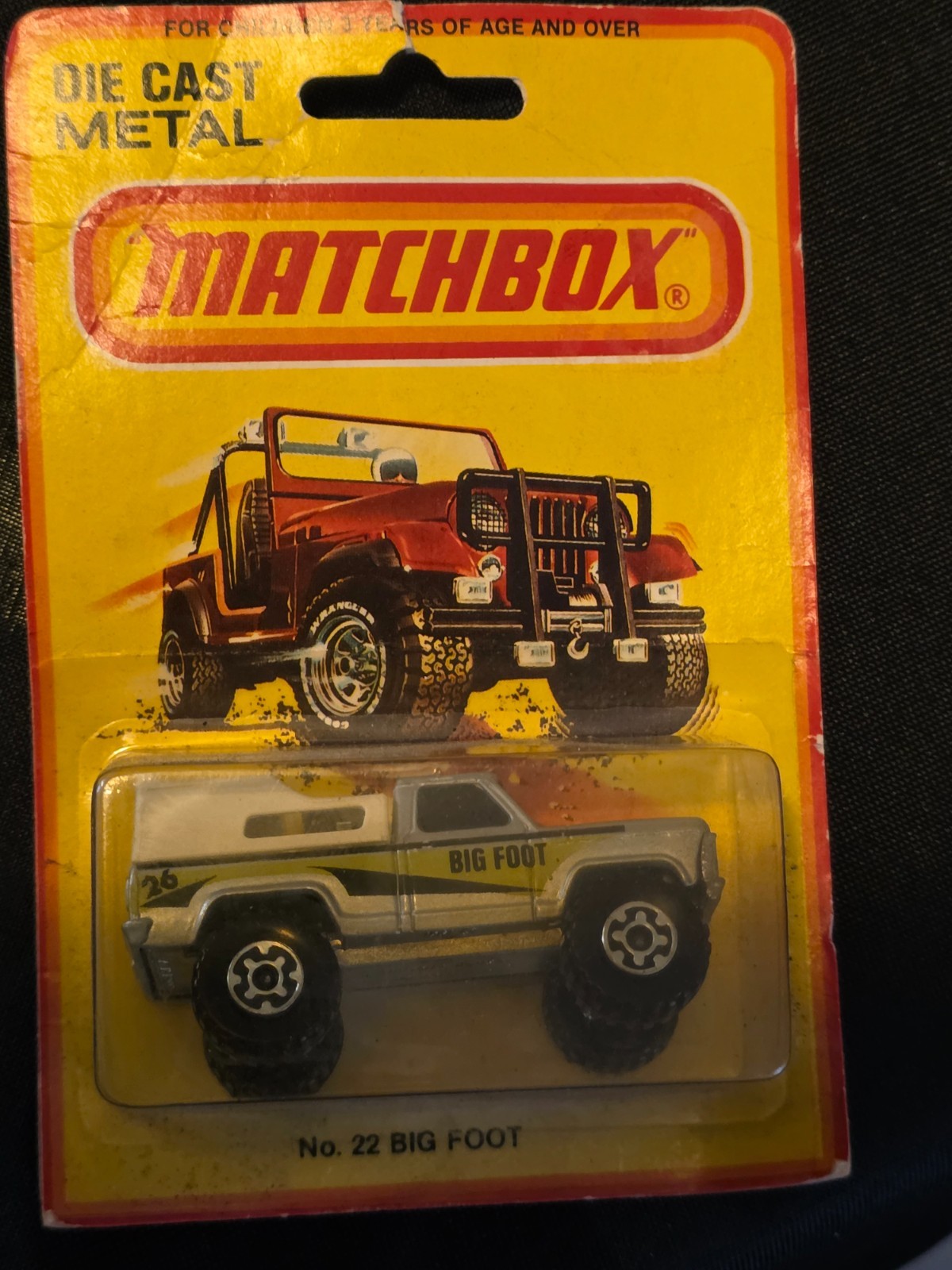 LESNEY MATCHBOX 1981 MB22D BIG FOOT 4×4 Mini Pickup Truck Nu In BubblePkge