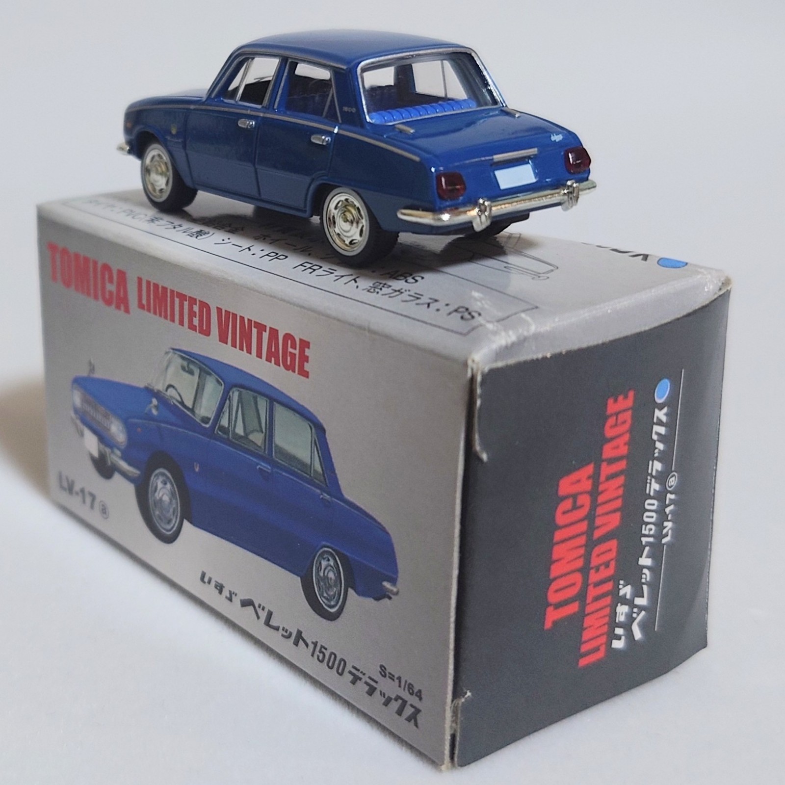 Tomica Limited Vintage 1/64 Isuzu Bellett 1500 Deluxe Diecast Model Japan