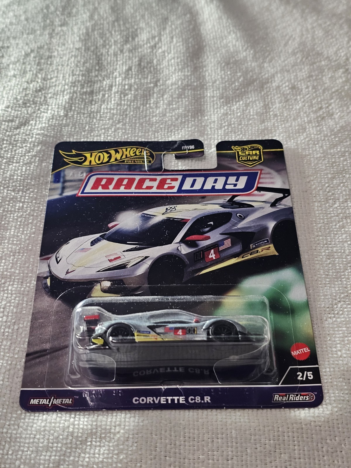 Mattel Hot Wheels FPY86-976D-HRV95 Chevrolet – Corvette C8.R 5.5L V8 Team Corvet