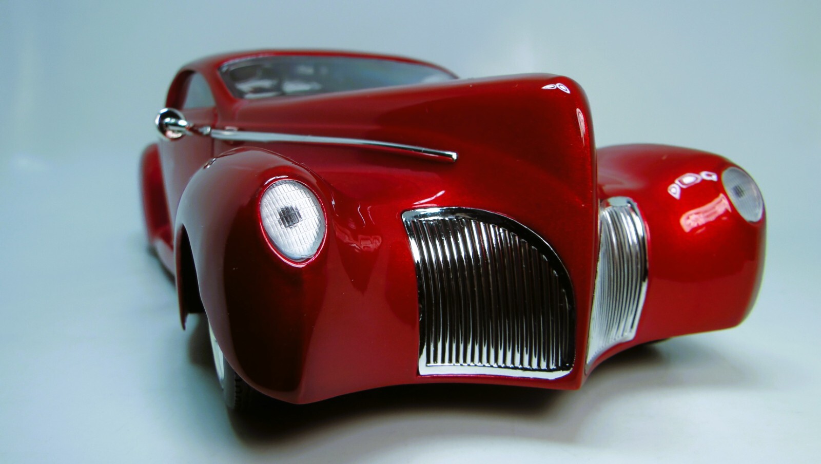 Hot Rod Ford Mecury Merc Chopped Dragster1:18Race Car Racing12Custom24Racer Red