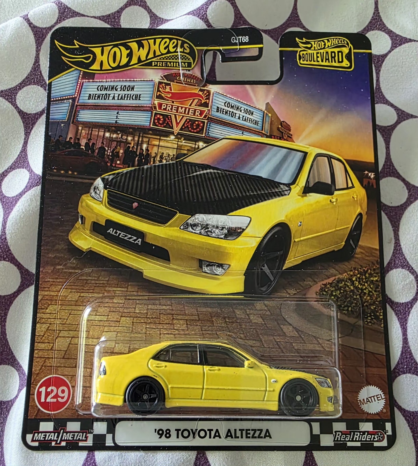 ☀️ Hot Wheels Premium Boulevard ’98 Toyota Altezza #129 Real Rider ☀️