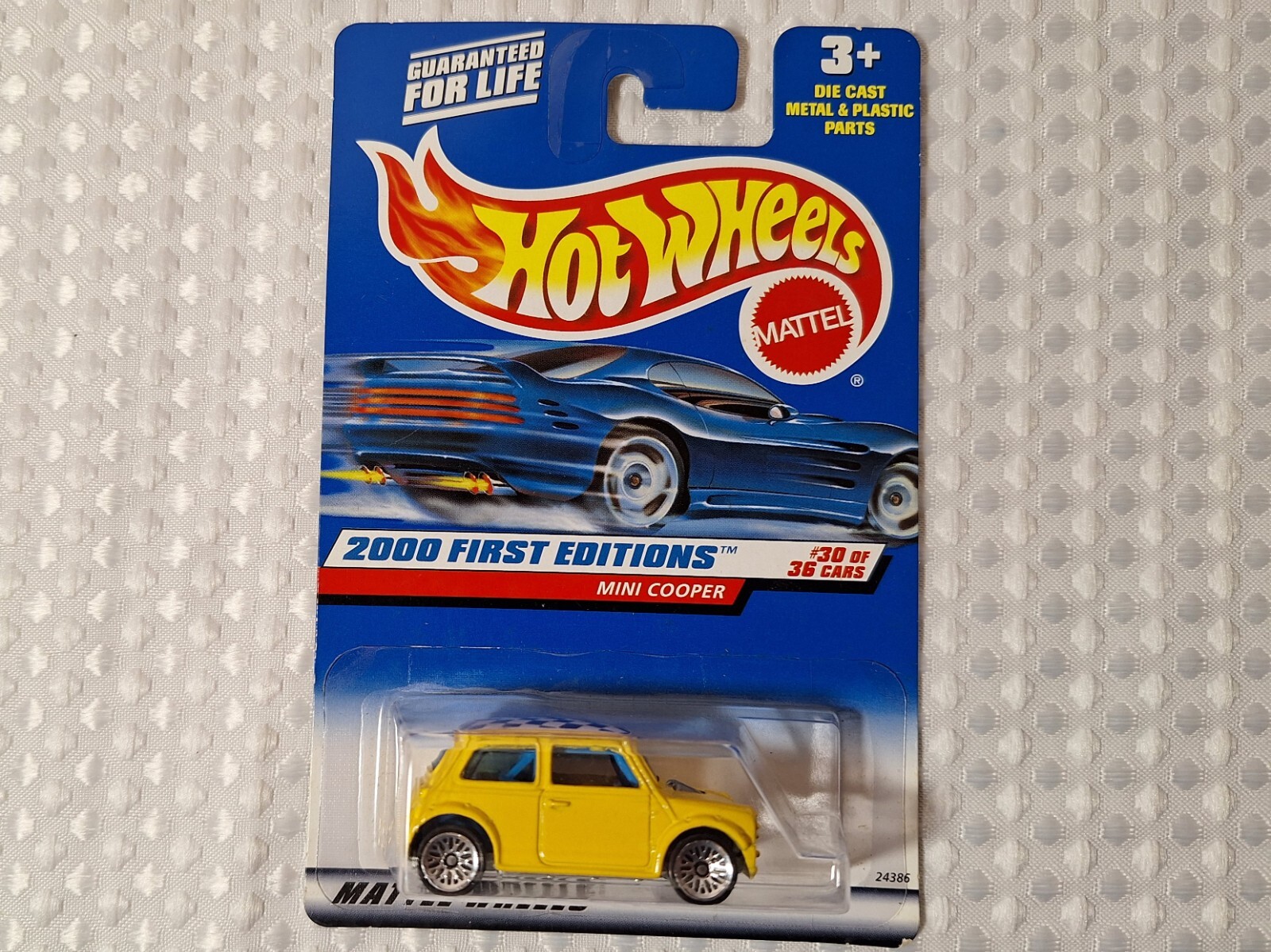 2000 Hot Wheels #090 Mini Cooper First Editions #30 Removable Car Top New Sealed