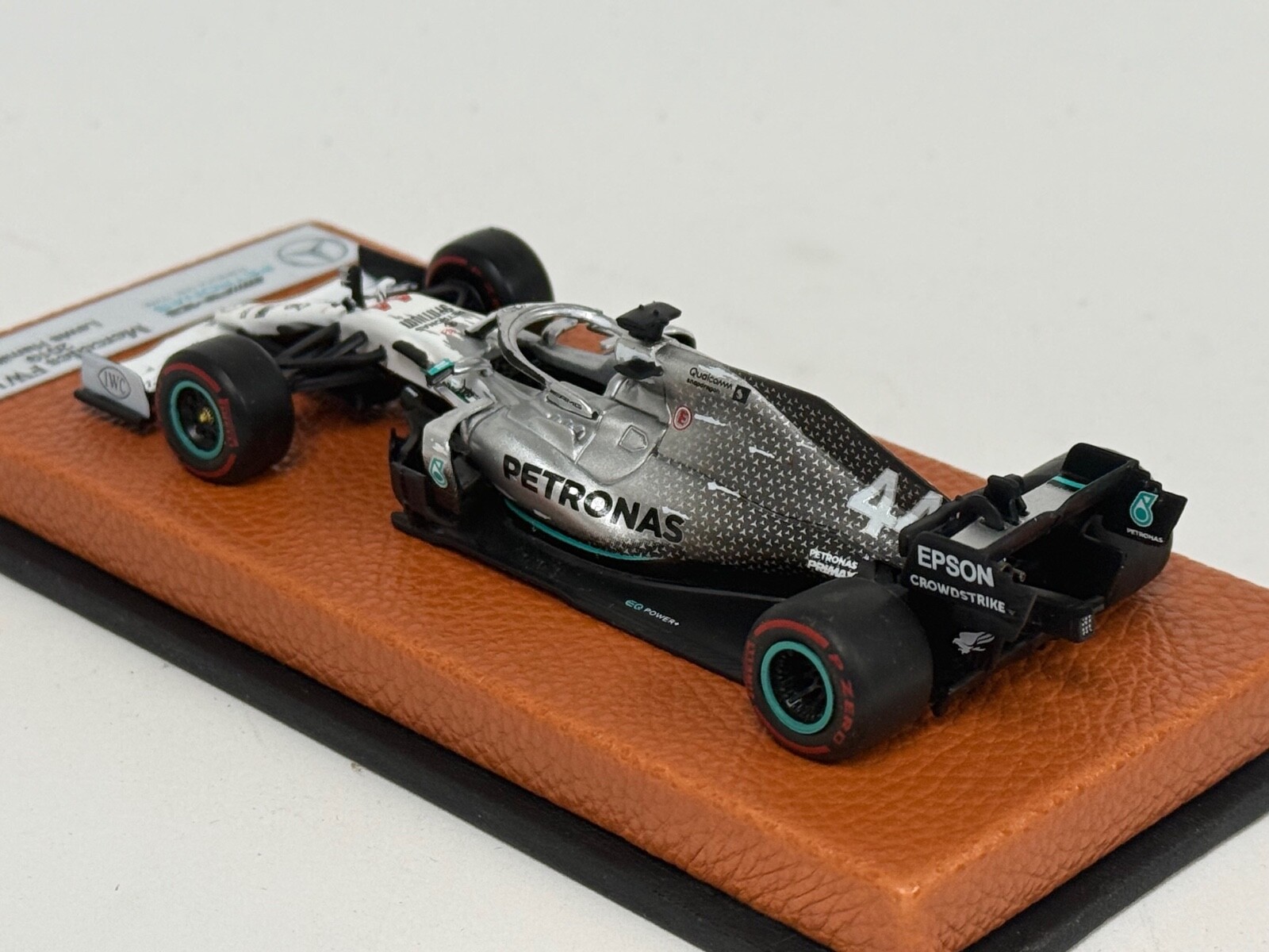 1/43 Mercedes W010 from 2019 F1 Season of Lewis Hamilton Leather base JPN86