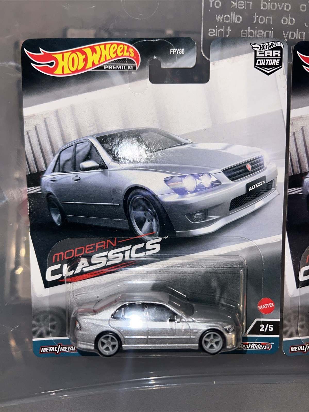 Lot Of 2 Hot Wheels 2024 Premium ‘98 Toyota Altezza Car Culture Modern Classics!