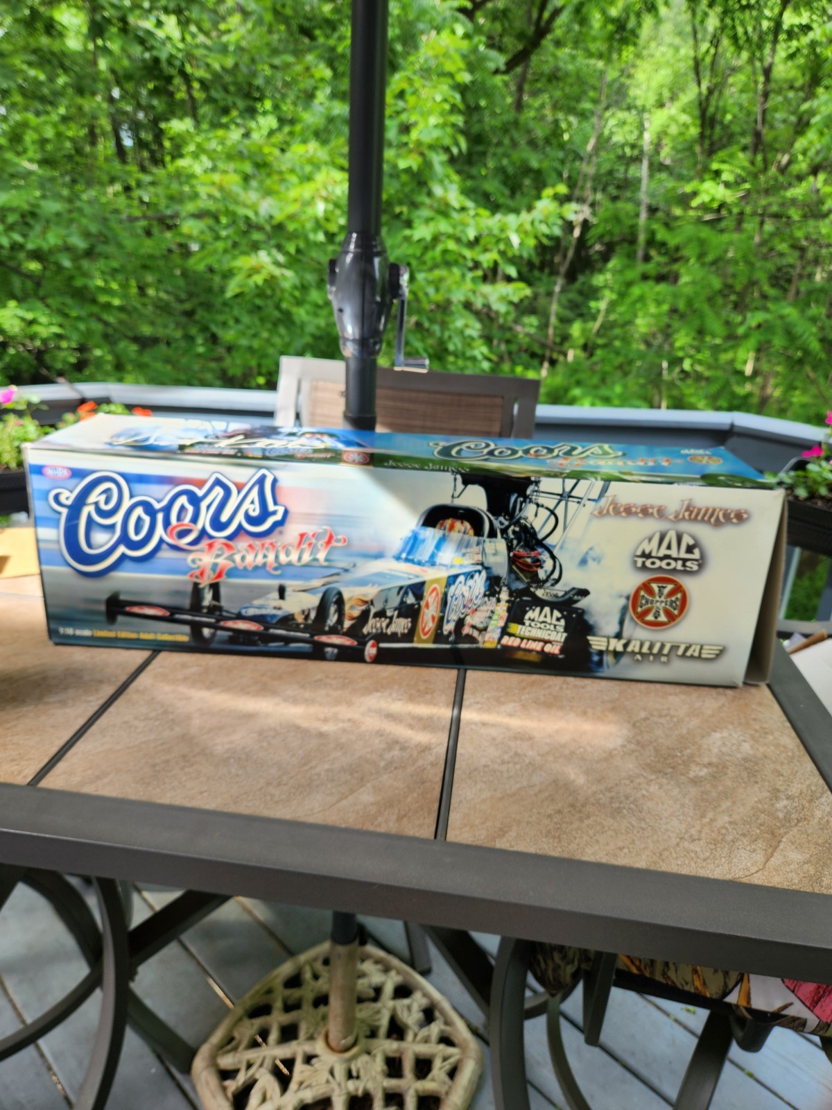 Scott Kalitta Signed 2005 Coors Bandit Jesse James Top Fuel Dragster 1:16 COA