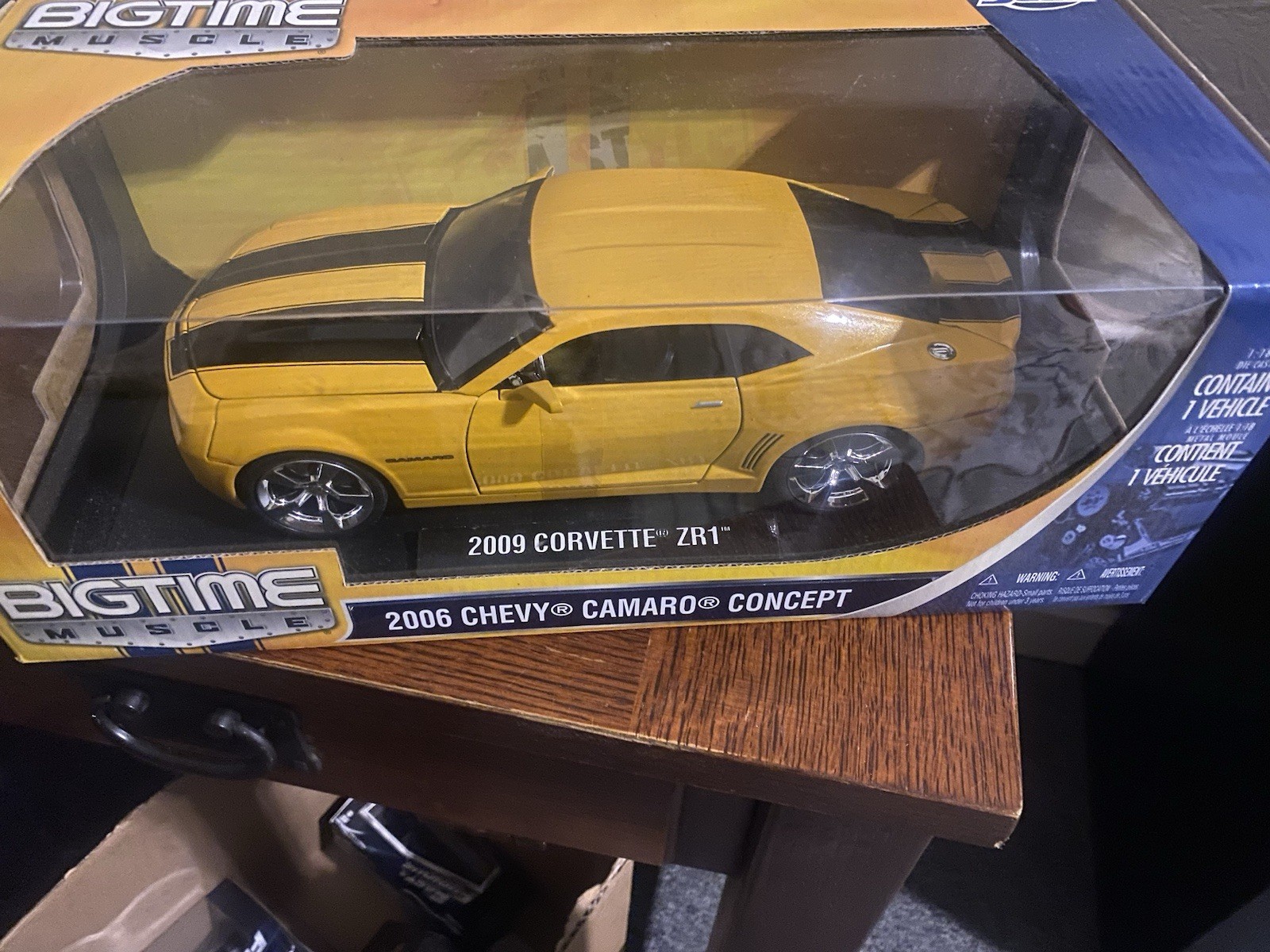 RARE FACTORY ERROR Jada 1:18 Camaro Concept Sealed Base Says 2009 Corvette ZR1⁠