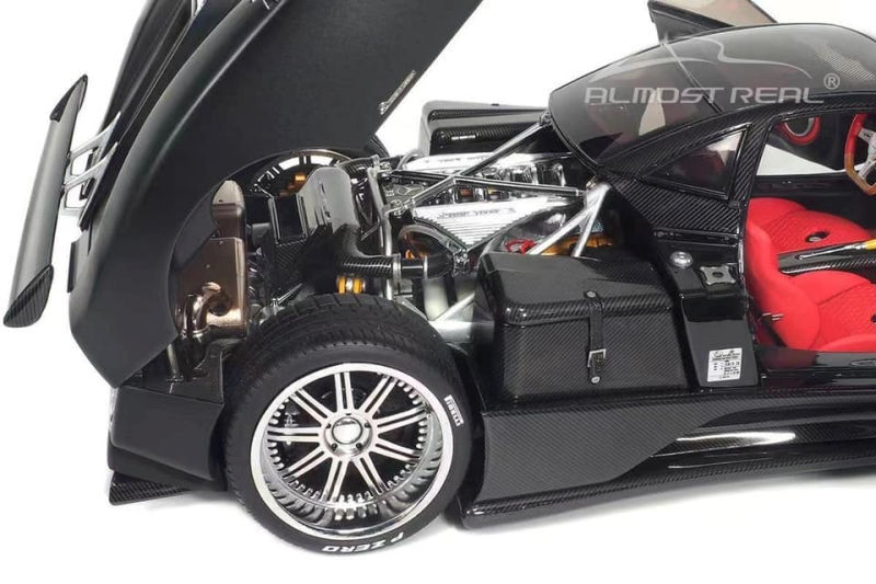 Very Rare Almost Real 1/18 Pagani Zonda F 2005 Matt Black Limited Edition 500