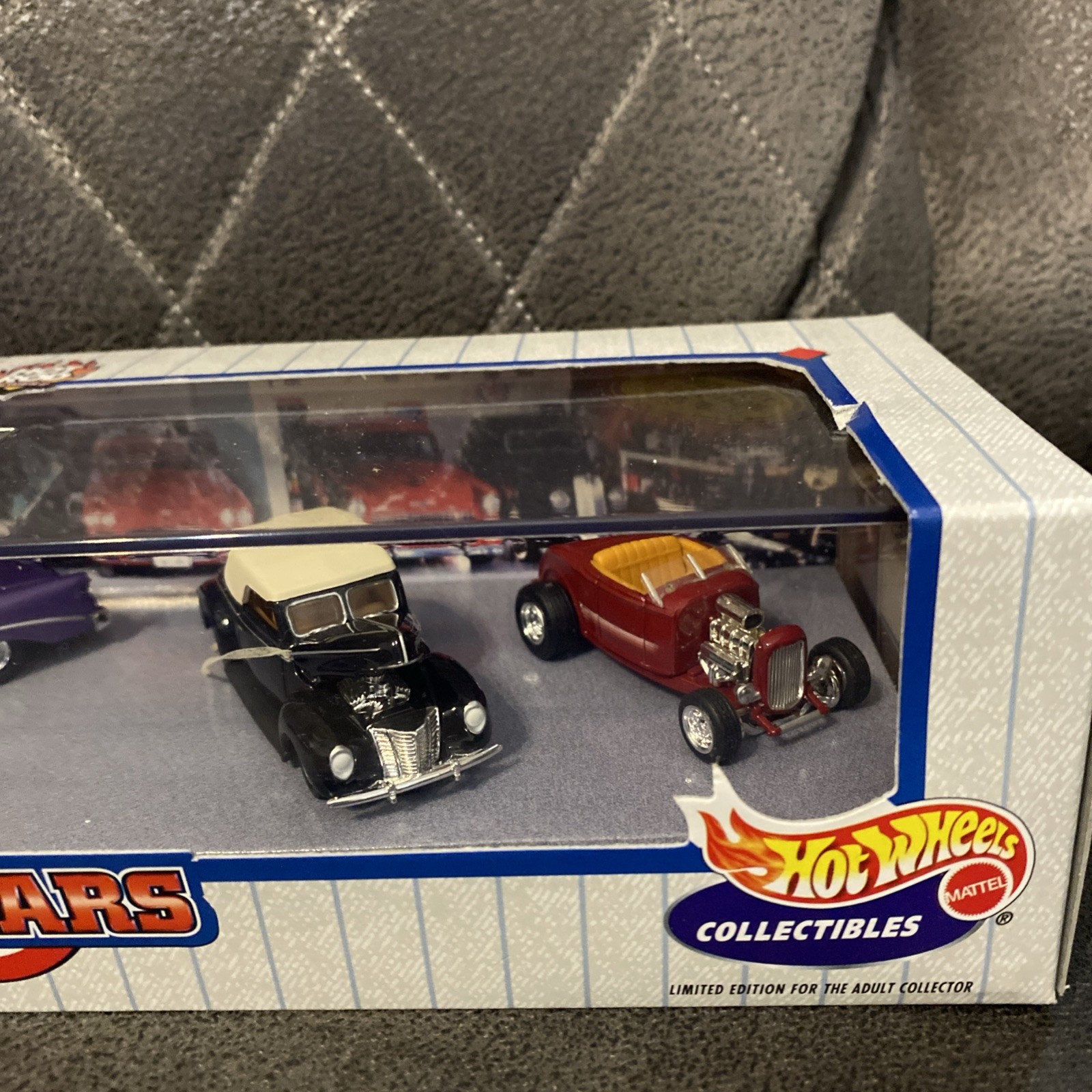 MATTEL HOT WHEELS COLLECTIBLES REGGIE’S CARS HOT ROD SERIES 4 CAR SET NEW!