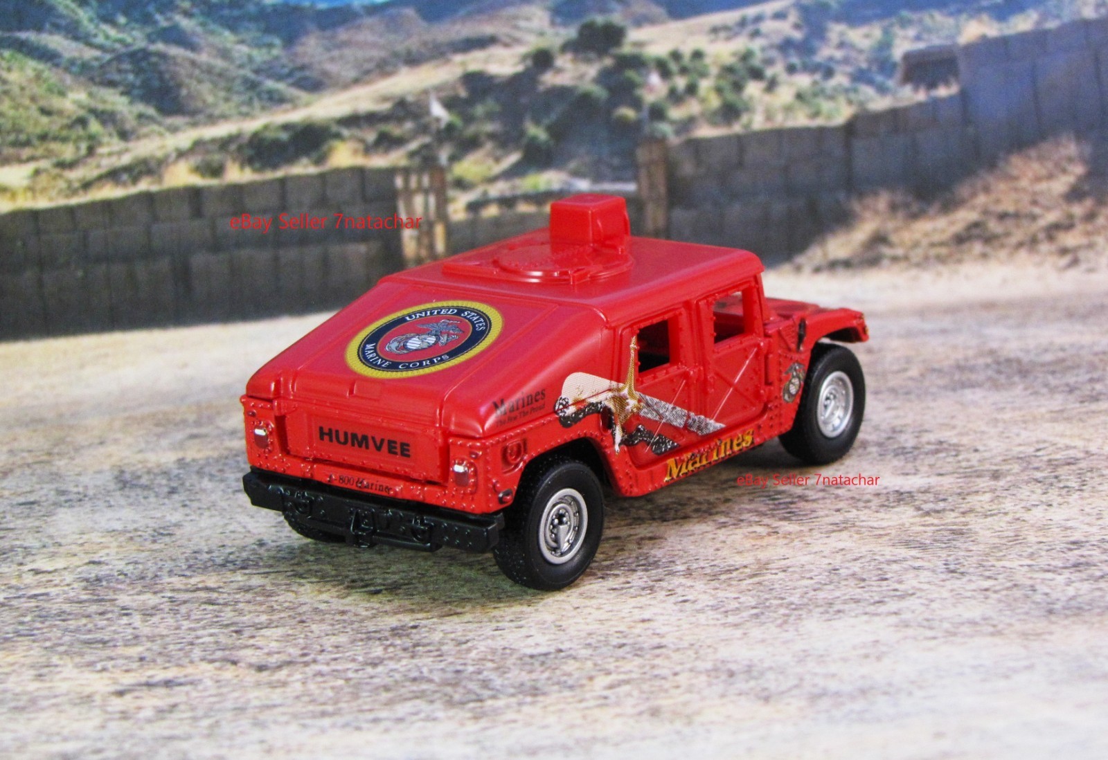 American U.S. Military Hummer Humvee U.S.M.C. 4X4 1/64 Scale Model Limited Ed I