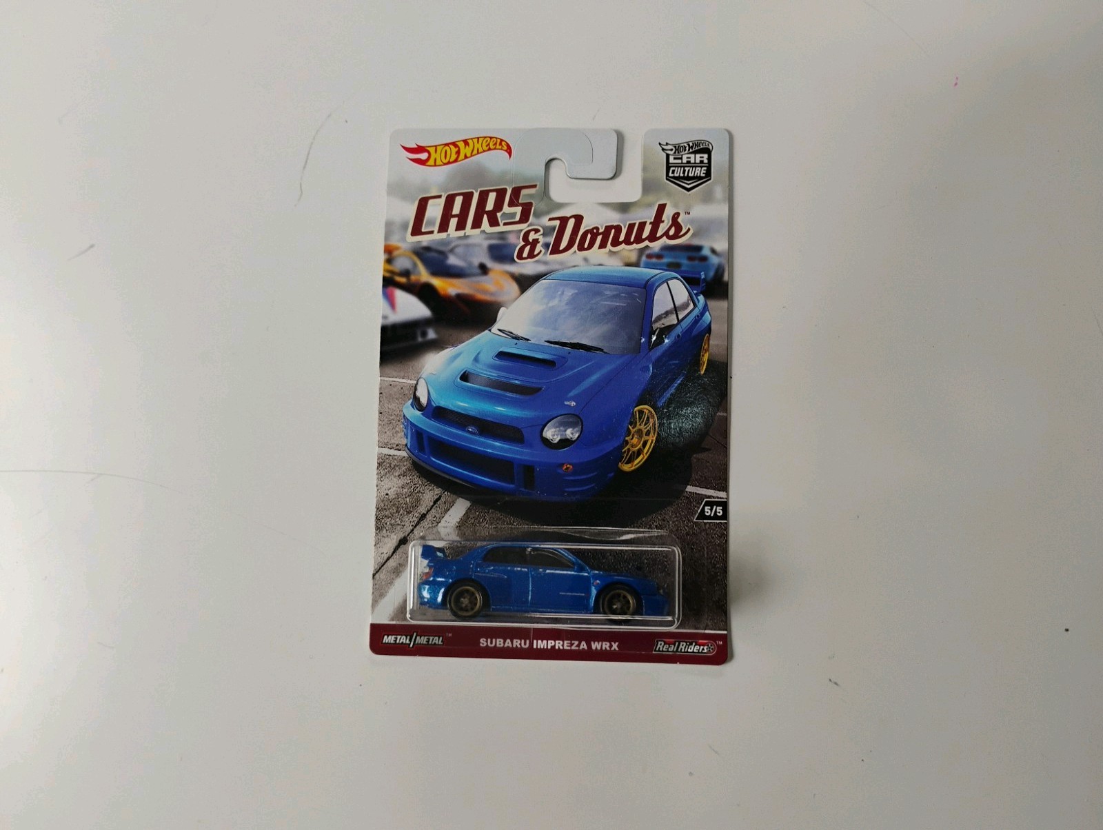 Hot Wheels Car Culture Cars & Donuts Subaru Impreza WRX Real Riders