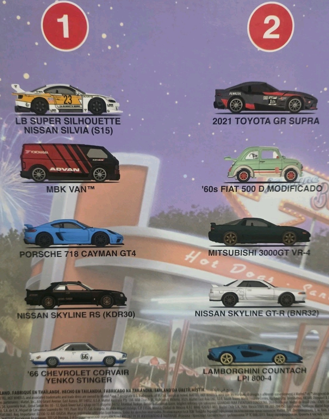 Hot Wheels Boulevard 2024 Premium 25 Car Collector Set Metal/Metal Real Riders