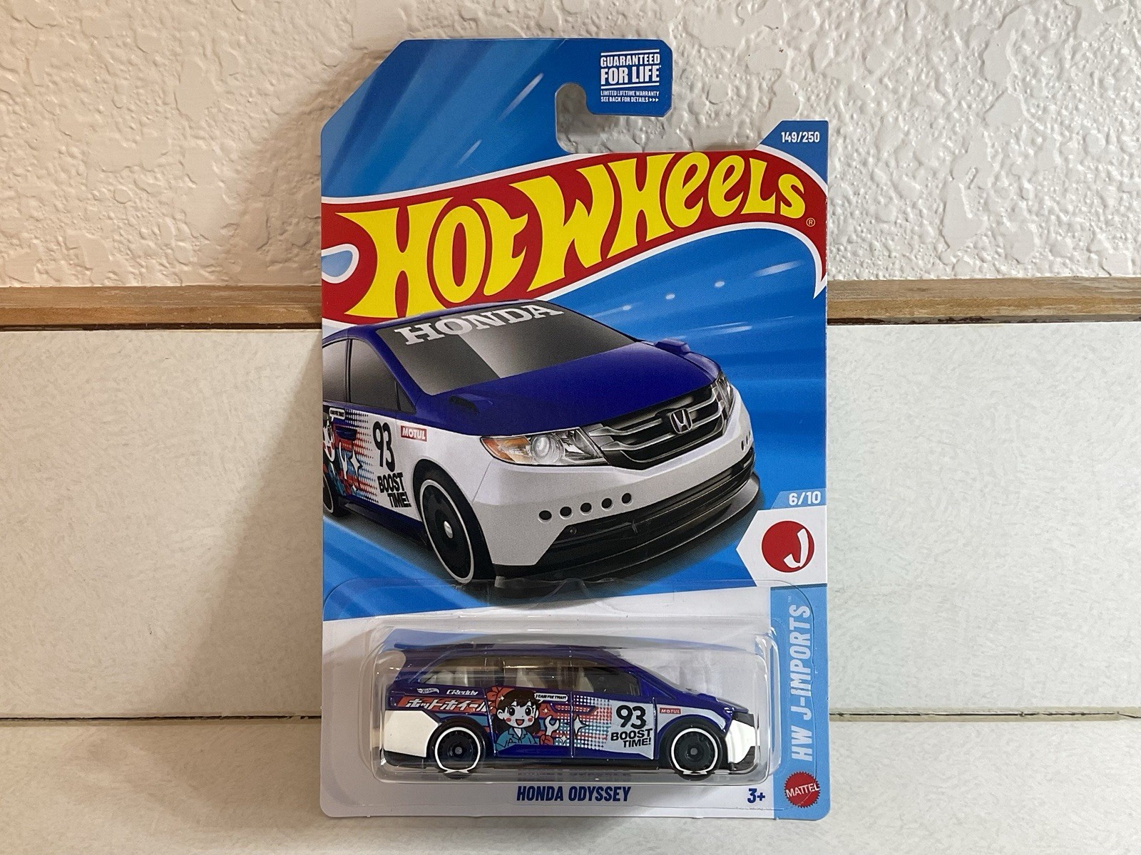 2026 Hot Wheels Honda Odyssey (149/250) BLUE — HW J-Imports #6/10