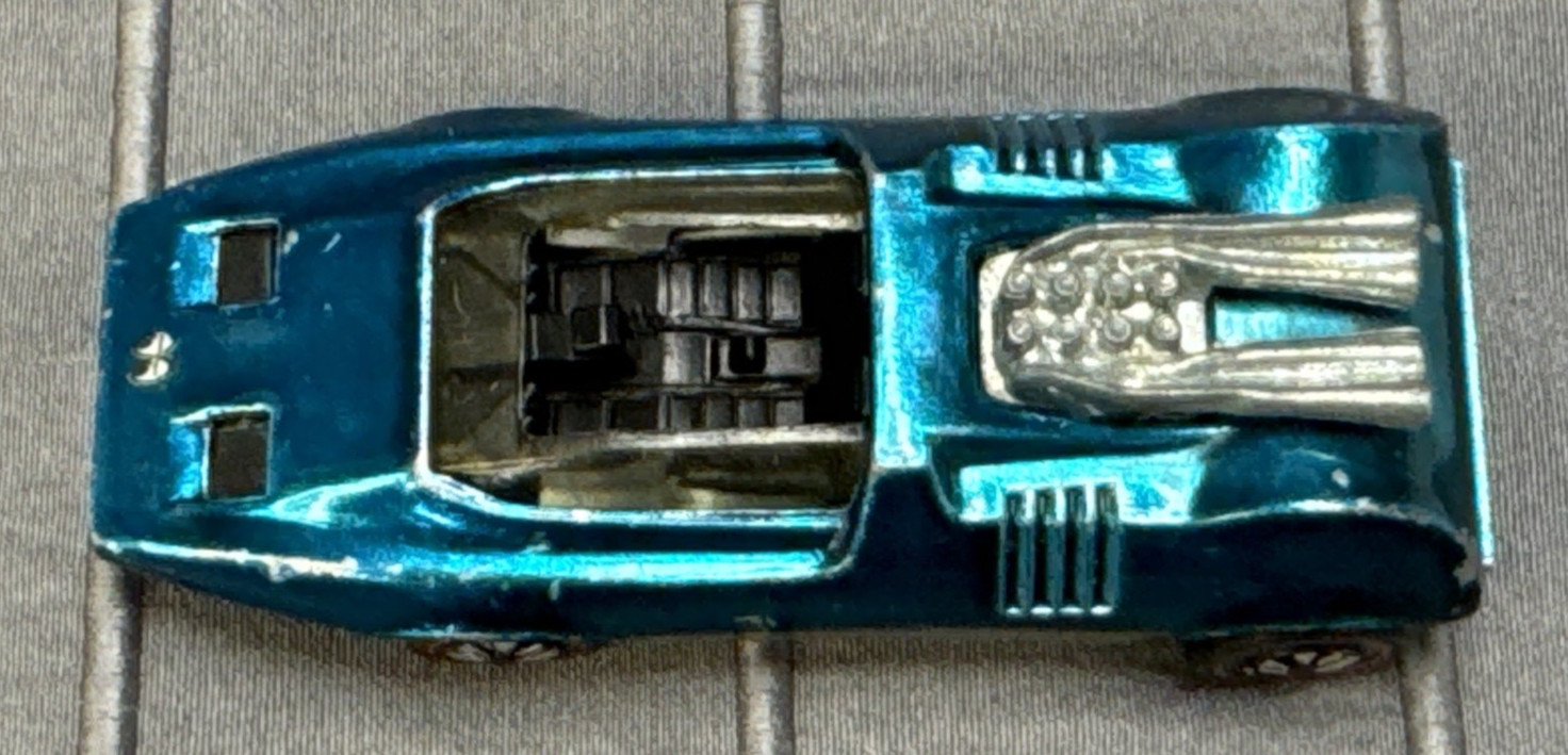 Hot Wheels Redline Peepin’ Bomb Aqua Spectraflame USA 1970.