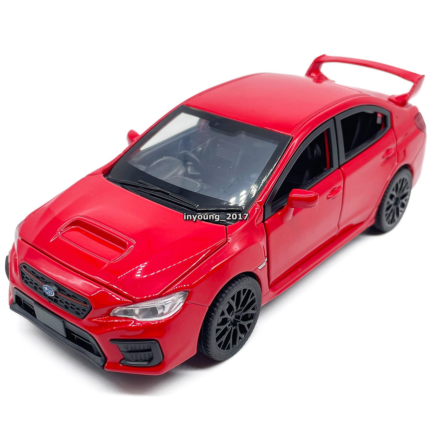 1/30 Subaru WRX STI Model Toy Car Diecast Toy Vehicle Boys Toys Kids Gifts Red