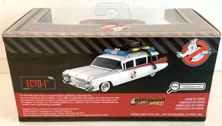 NEW Jada Toys 99748 Ghostbusters Hollywood Rides ECTO-1 1:32 Metal Die-Cast Car