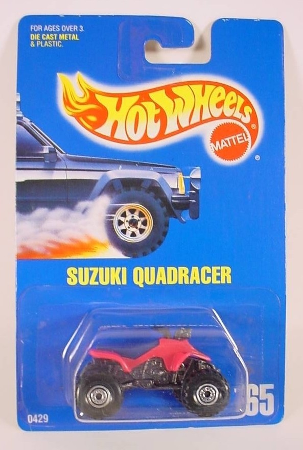 HOT WHEELS BLUE CARD COLLECTOR # 165 SUZUKI QUADRACER