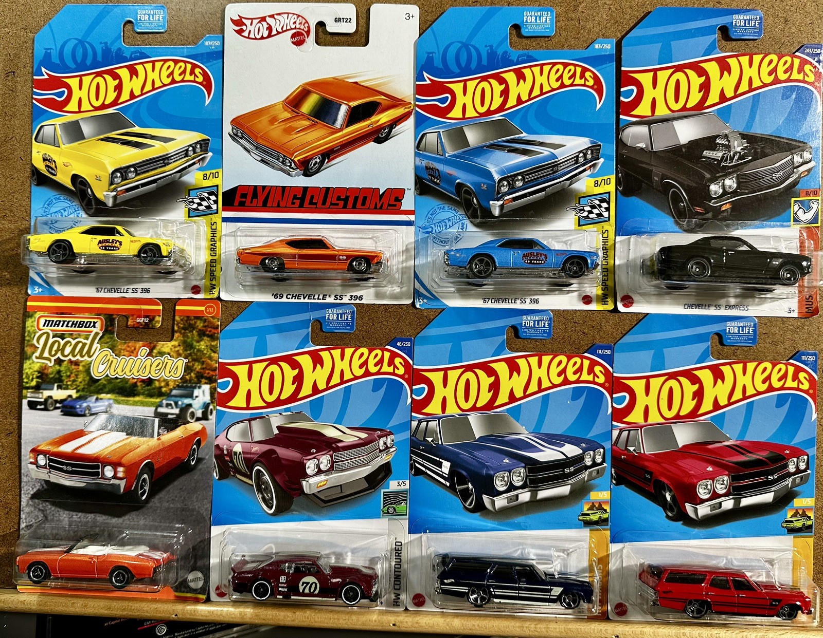 Lot 16 Chevy Chevelle – Hot Wheels Matchbox JL AW – SS Wagon Express 395 396 454