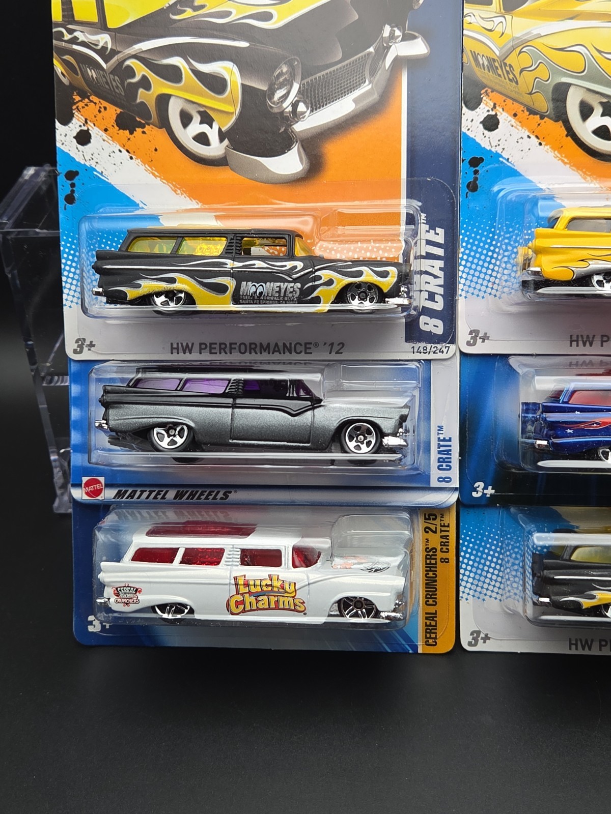 Hot Wheels 8 Crate Mooneyes Variations Lot Of 6