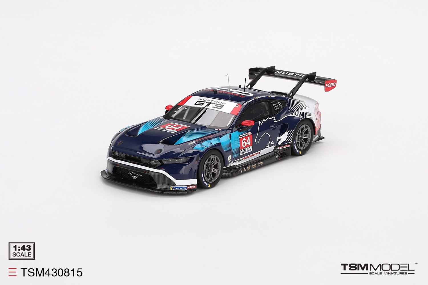 TSM-Model Ford Mustang GT3 – Multimatic – 2024 24hr Daytona 1:43 Car TSM430815