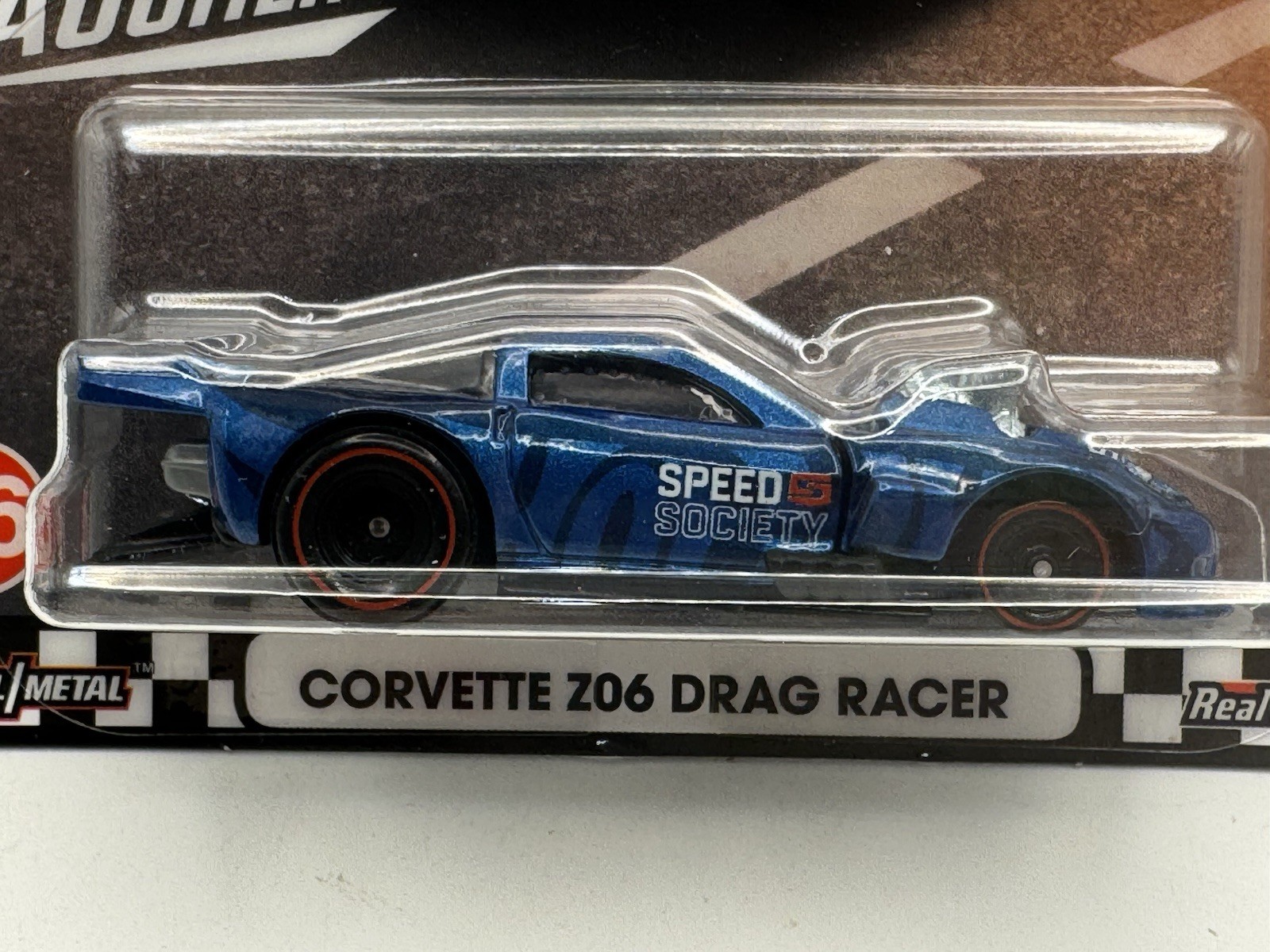 Hot Wheels Premium Boulevard Laughlin Corvette Z06 Drag Racer – 1:64 Diecast Car