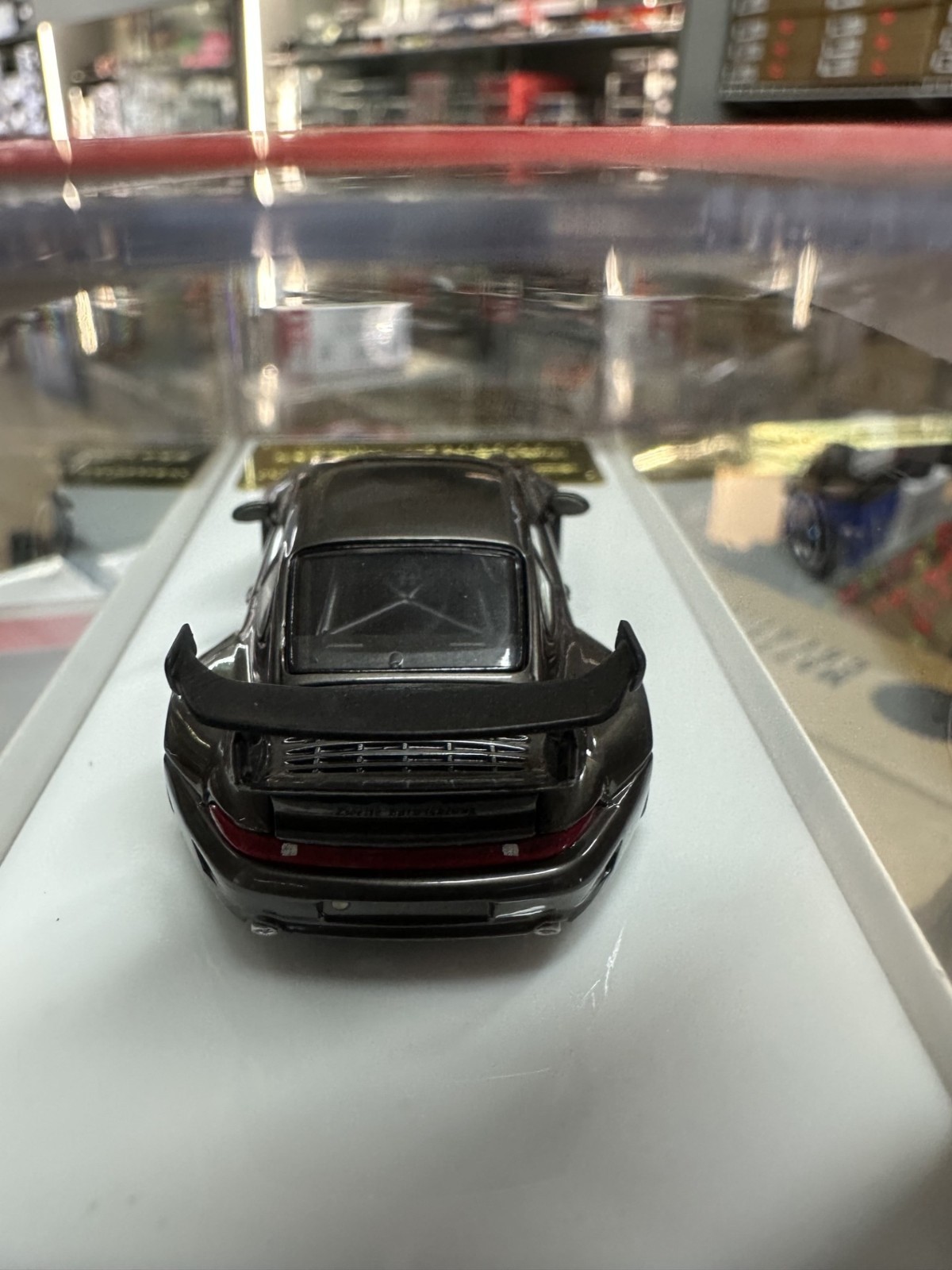 PORSCHE RWB 993 CHROME PEARL GRAY 1/64 DIECAST CAR MODEL BY MY MODEL COLLECT MC