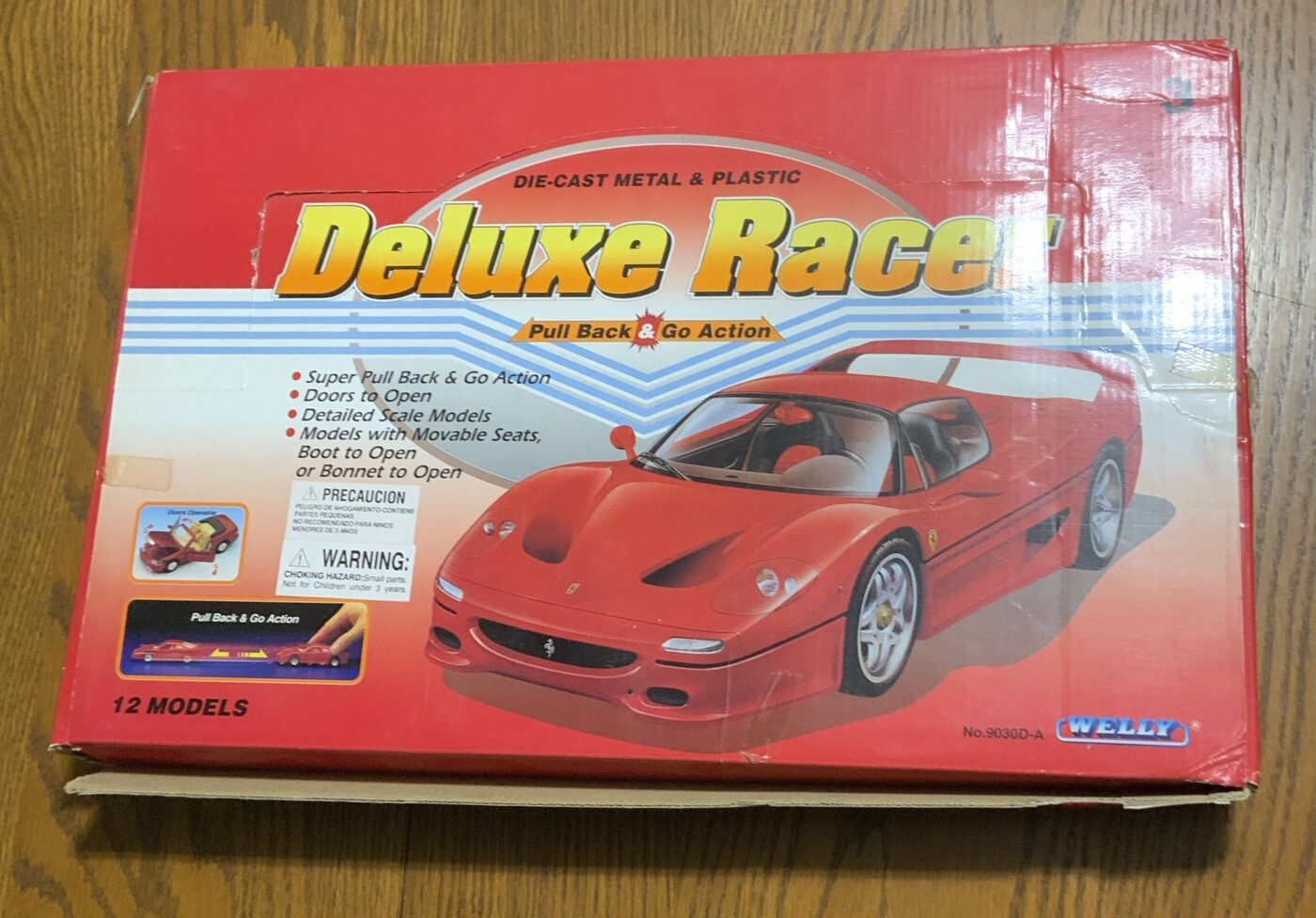 Welly Deluxe Racer Collection Die Cast Metal And Plastic